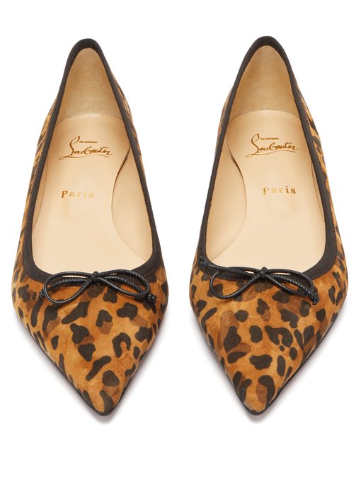 louboutin shoes leopard print