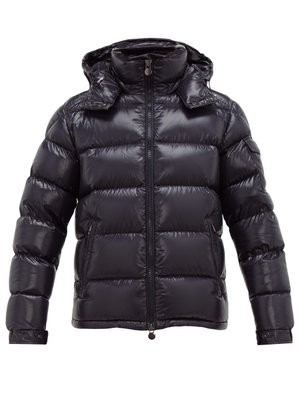 Maya hooded quilted-down jacket 