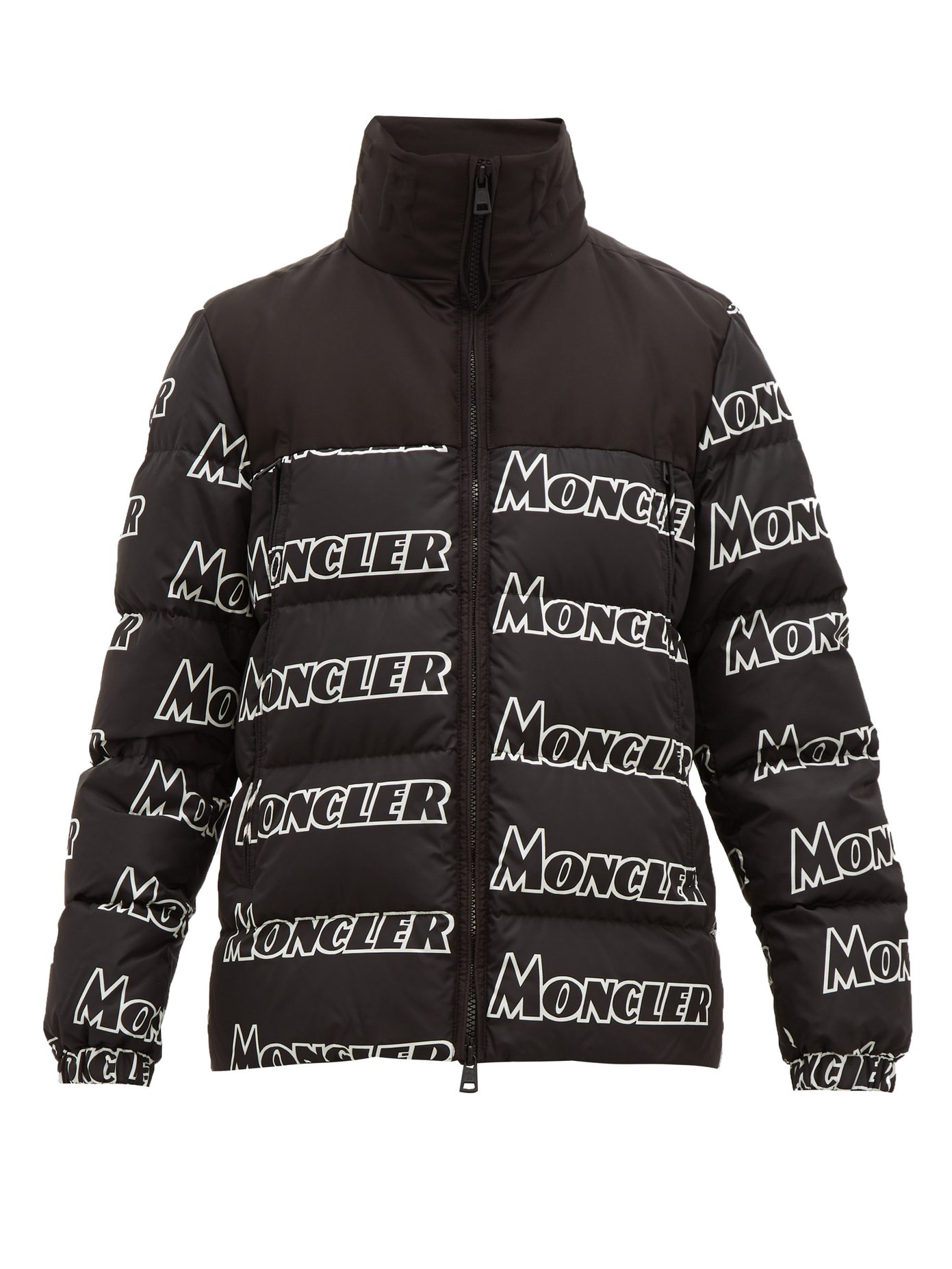 moncler logo coat