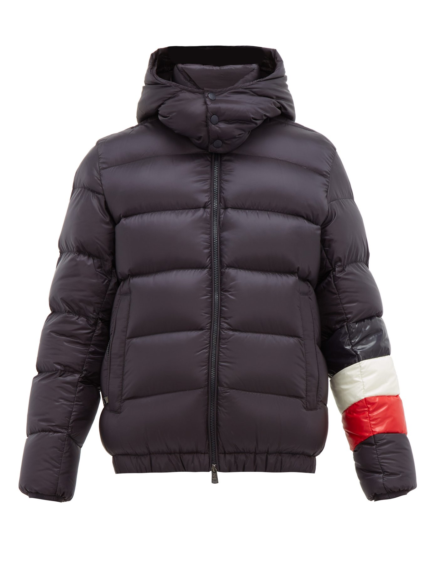 moncler hooded quilted down jacket