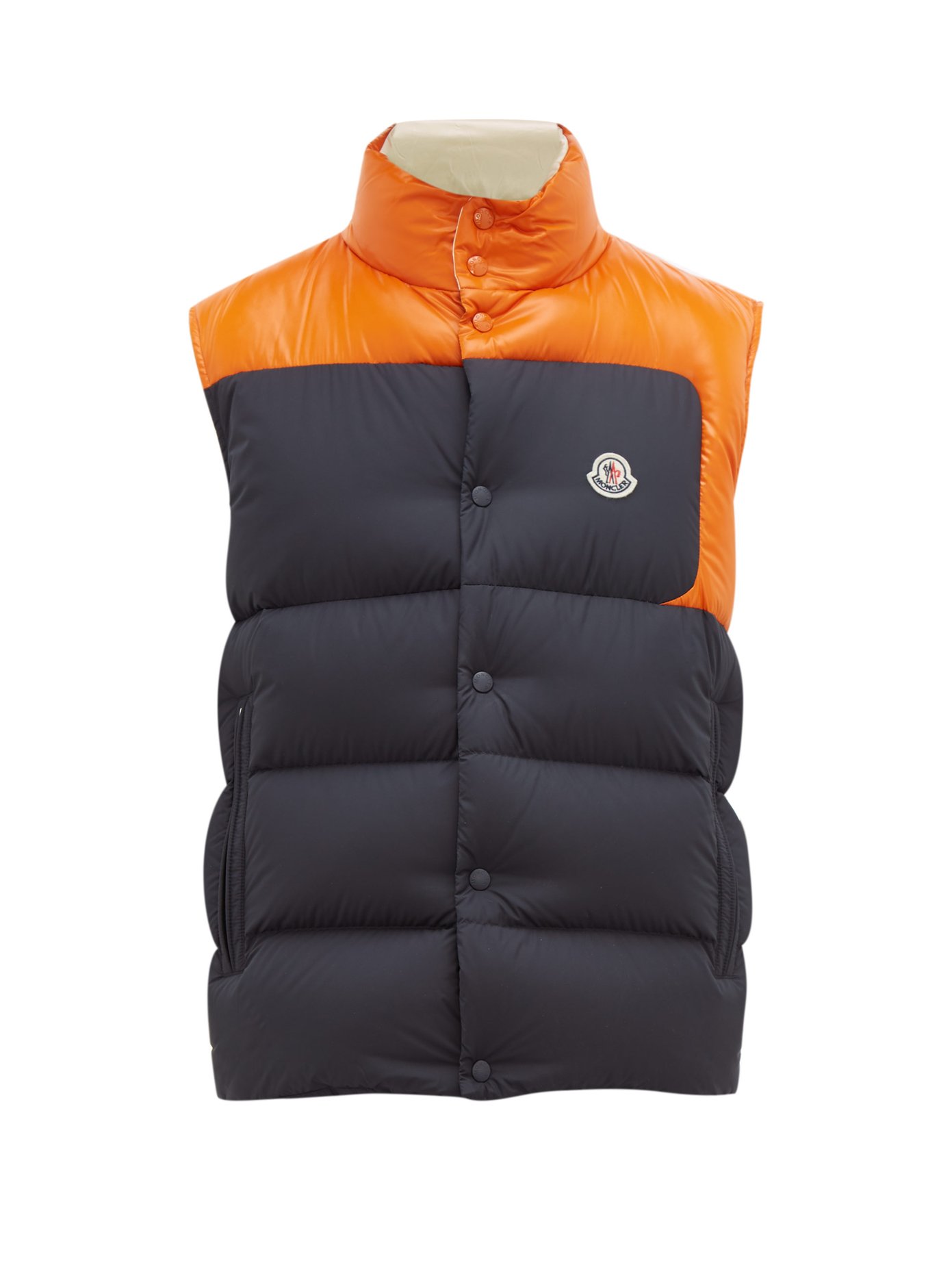 moncler body warmer with hood