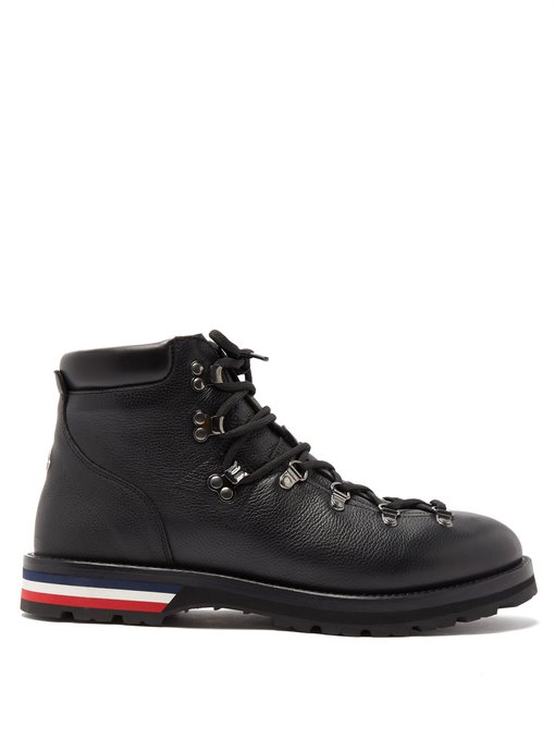 Peak lace-up leather boots | Moncler 