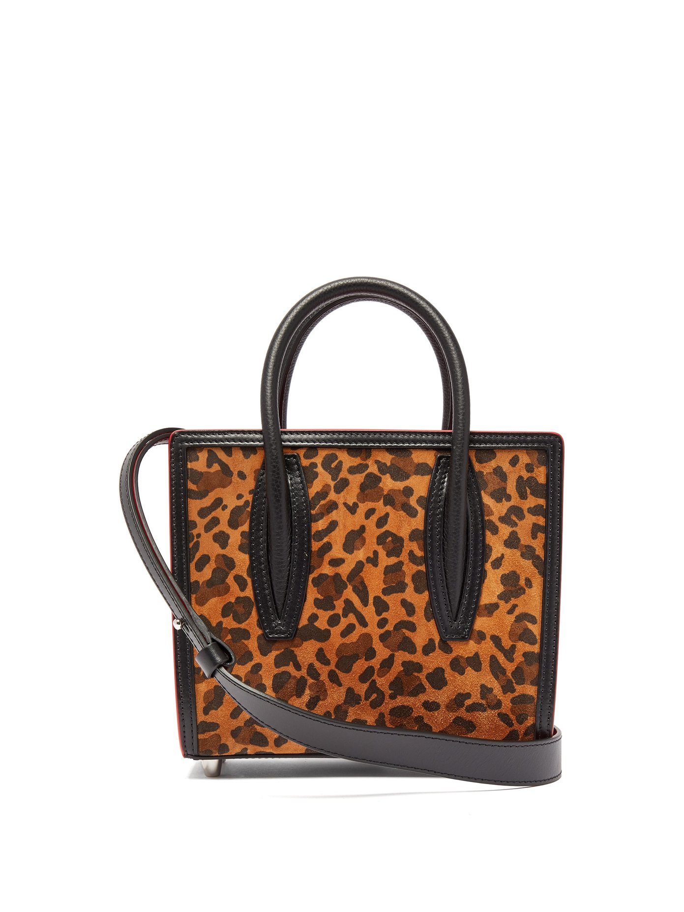 Paloma leopard-print suede tote bag 