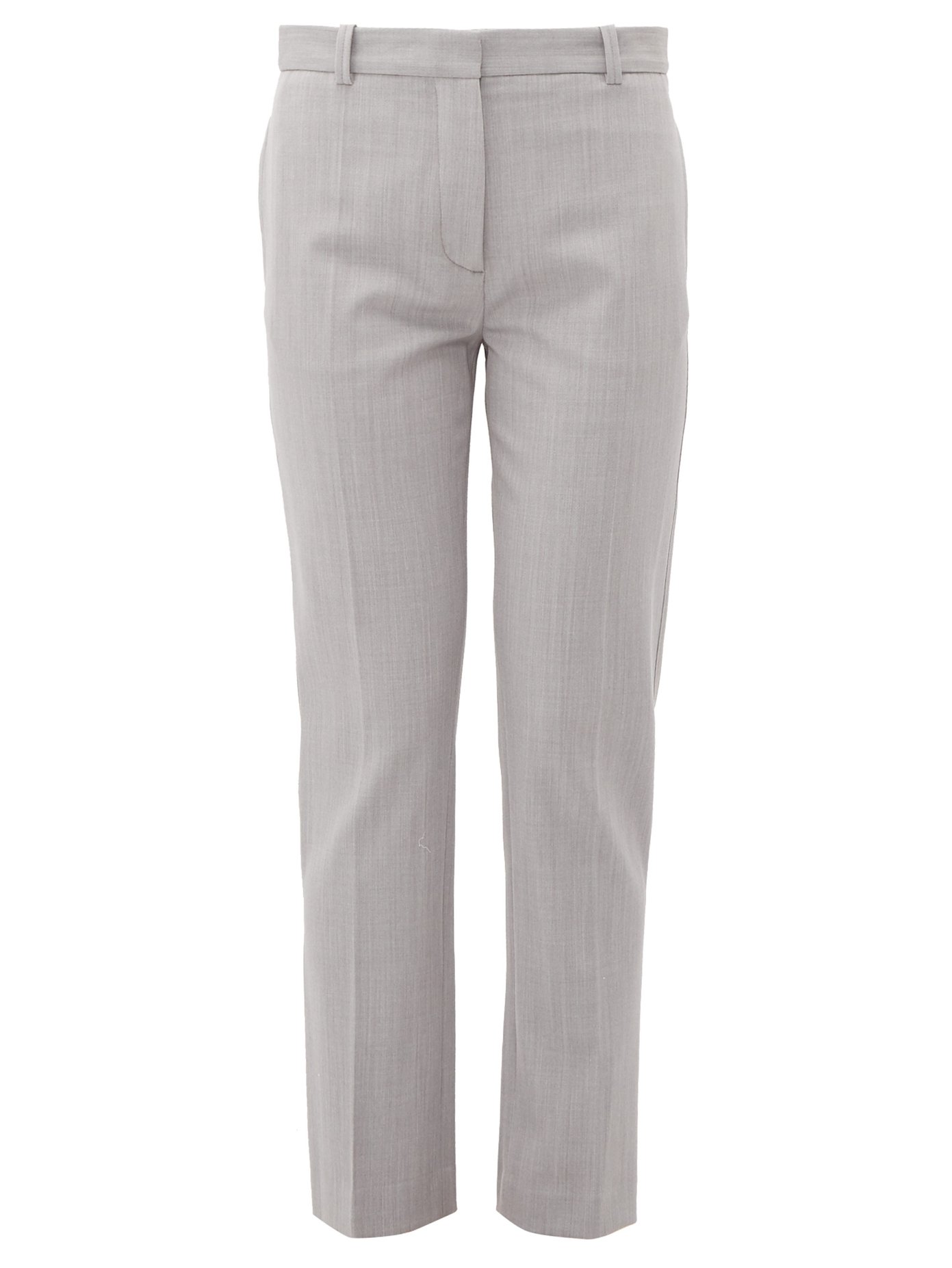 stretch slim leg trousers