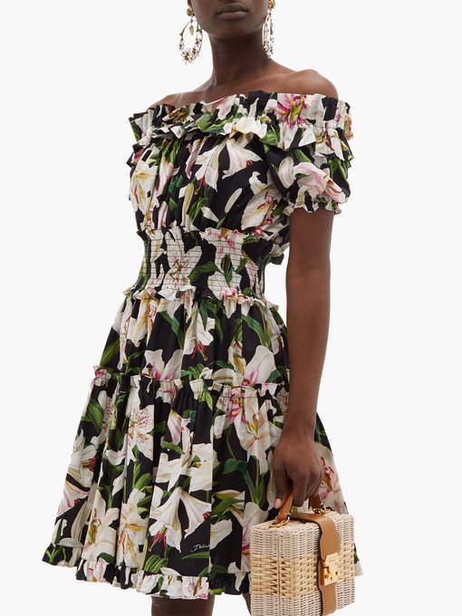 dolce and gabbana lily print