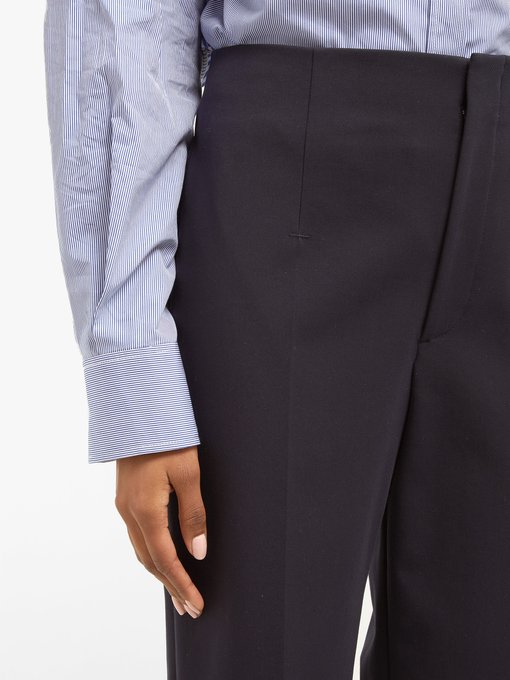 jersey cropped trousers