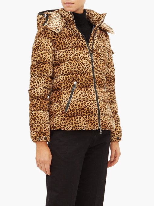 Bady leopard-print quilted down jacket 