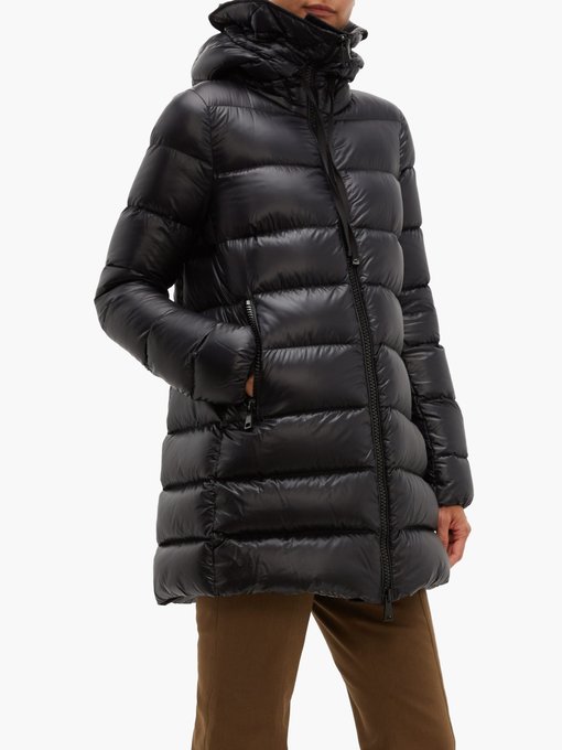 Suyen A-line quilted-down coat 