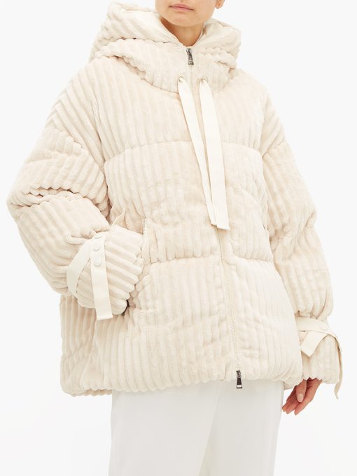 Loire hooded corduroy-velvet jacket | Moncler | MATCHESFASHION US