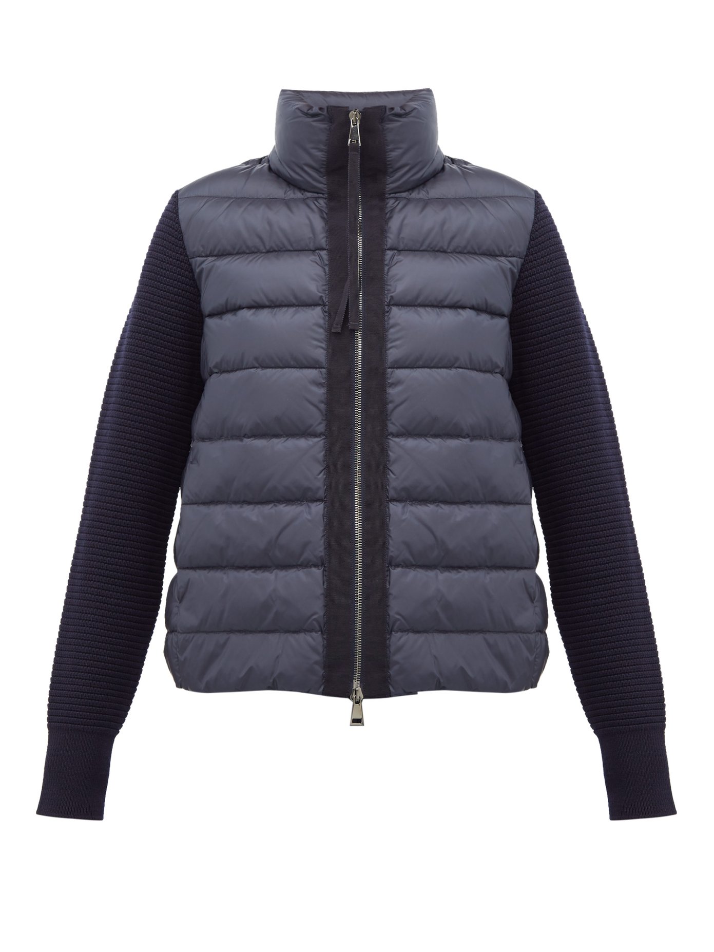 moncler padded knit jacket