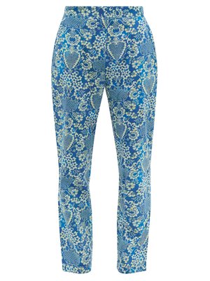 Rohan floral-print cotton trousers | RHODE | MATCHESFASHION UK