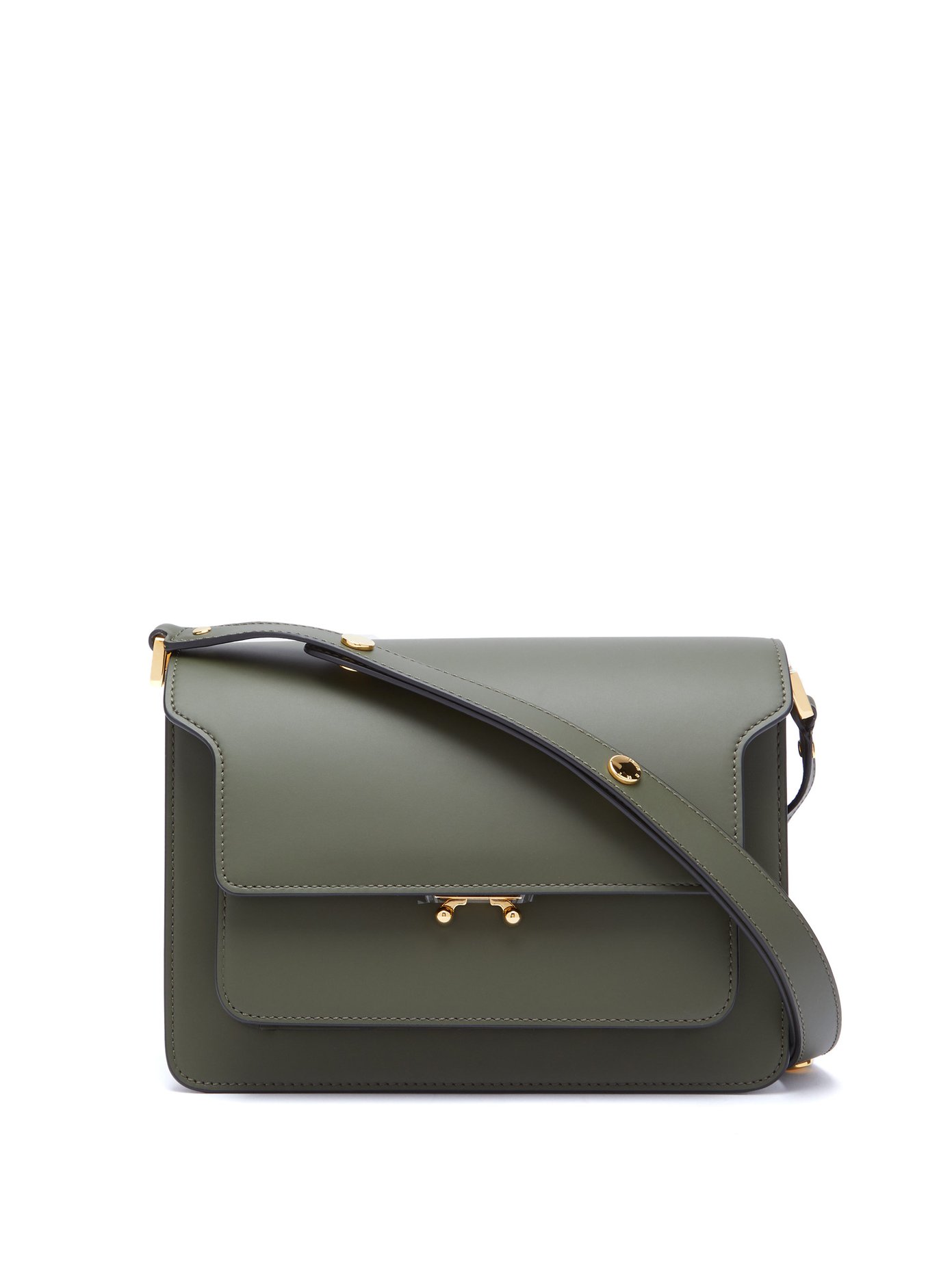 marni leather shoulder bag