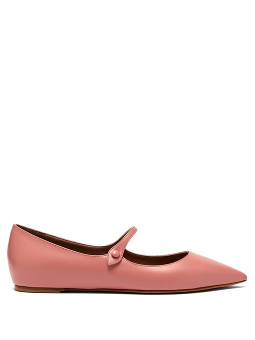 Hermione Leather Mary Jane Flats Tabitha Simmons Matchesfashion Us