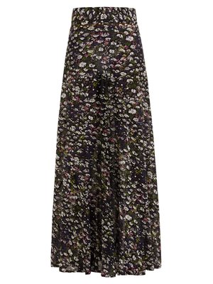 Floral-print georgette maxi skirt | Ganni | MATCHESFASHION AU