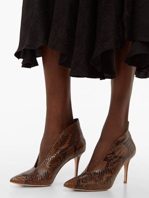 gianvito rossi python boots