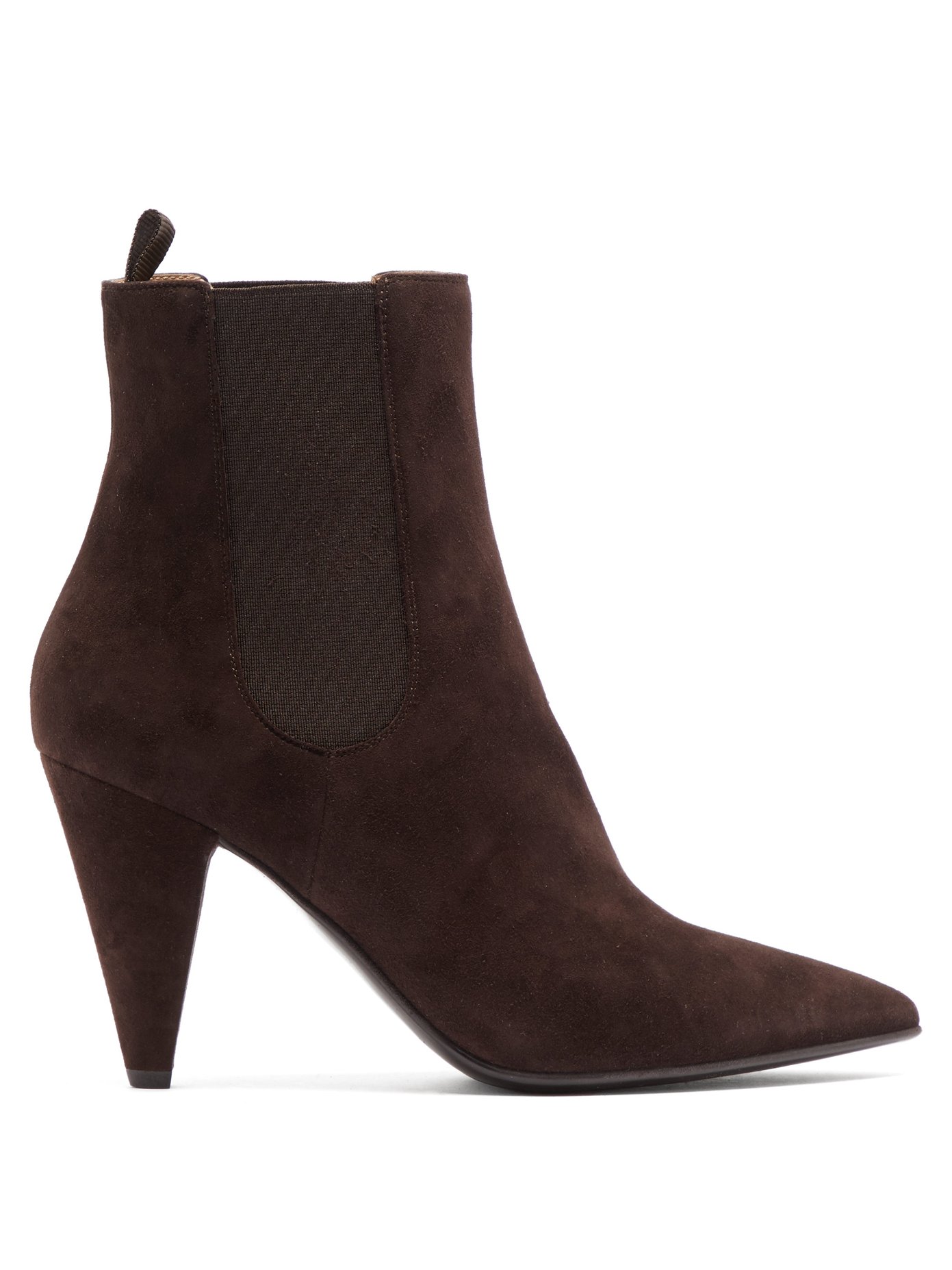 Cone-heel suede ankle boots | Gianvito 