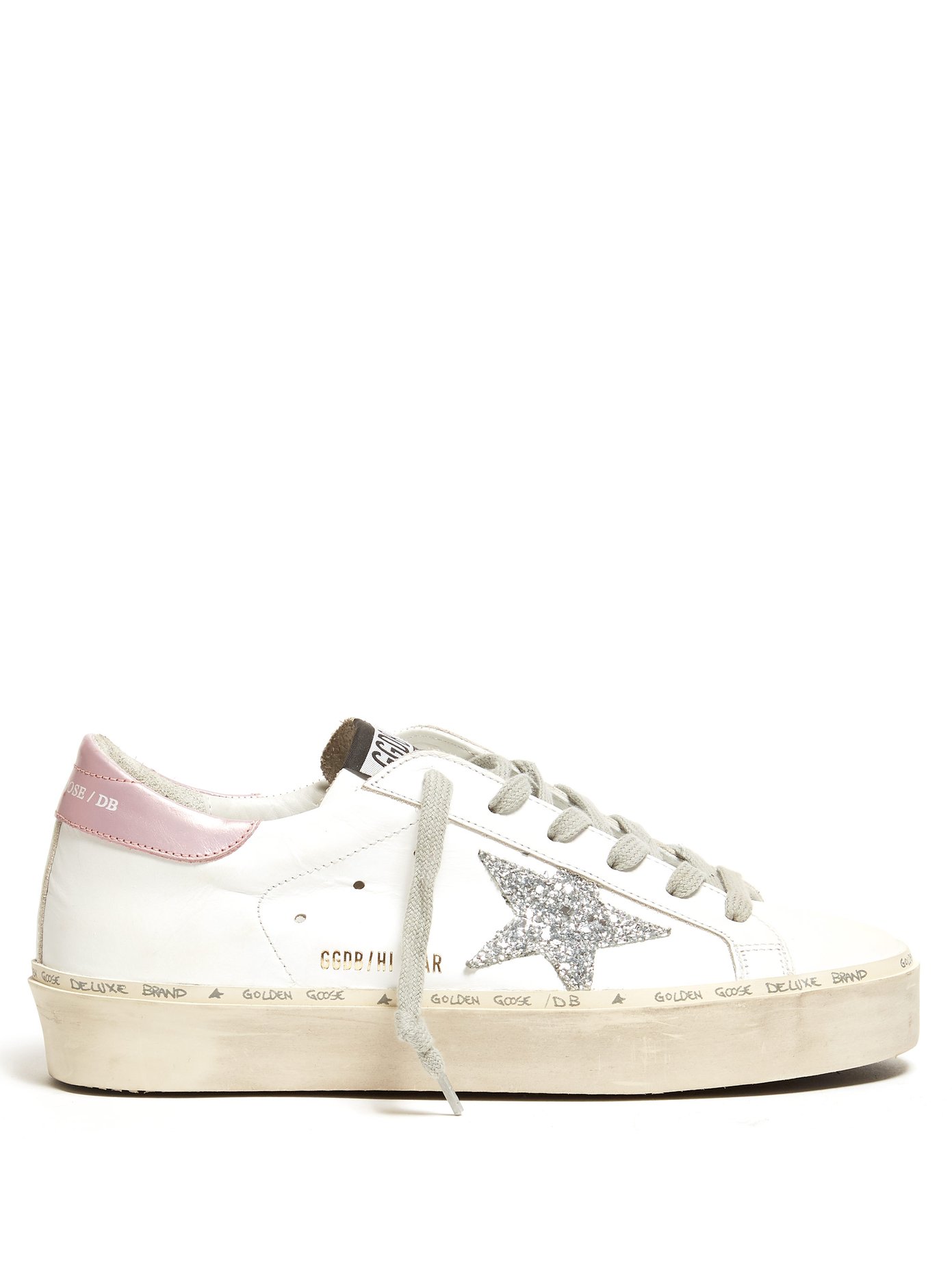 Hi Star low-top leather trainers 
