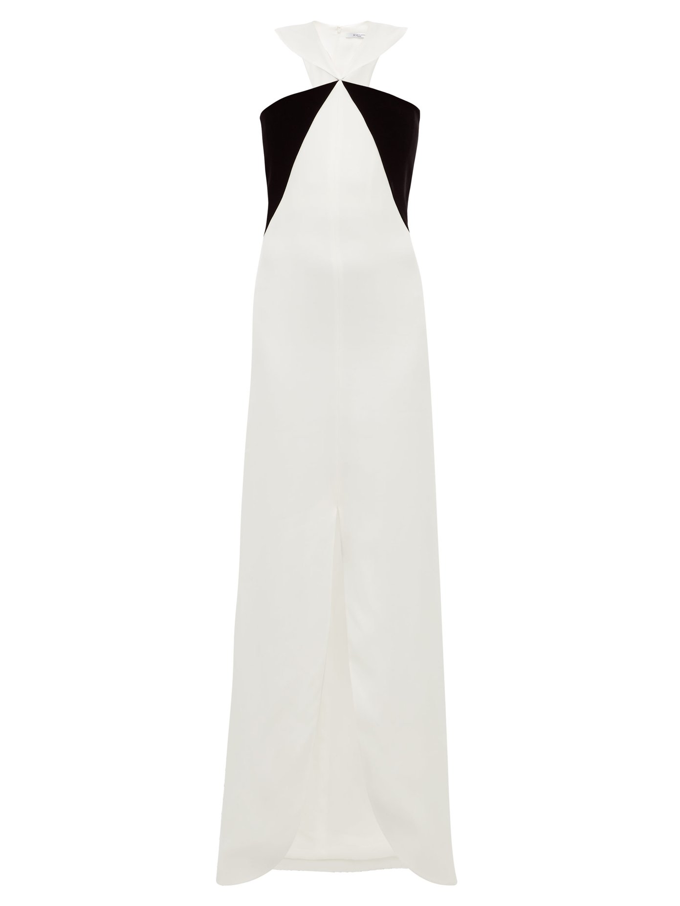 Velvet-panel crepe gown | Givenchy 