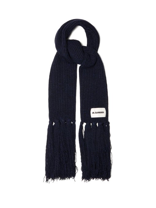 oversized black cashmere scarf