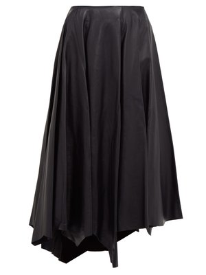 Asymmetric-hem leather skirt | Marni | MATCHESFASHION US