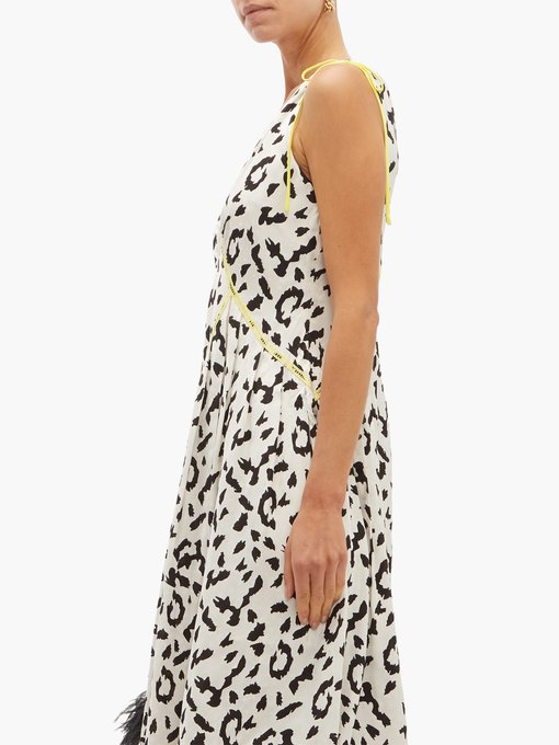 self portrait leopard dress