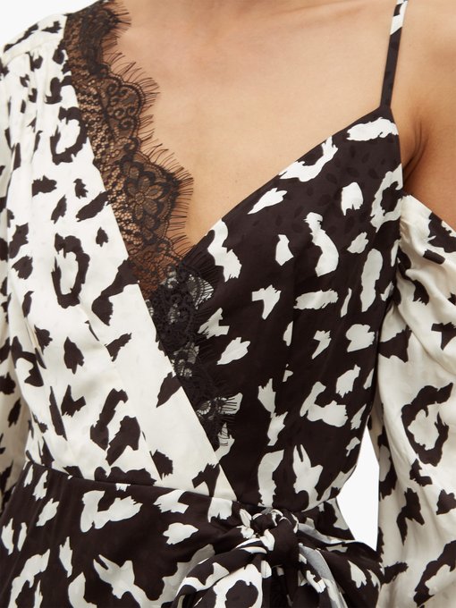 self portrait leopard print dress