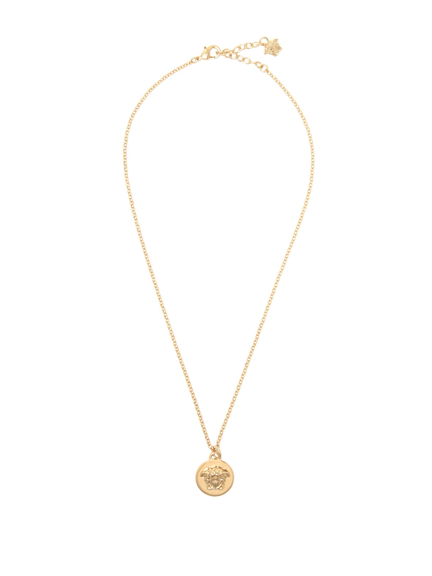 versace coin necklace