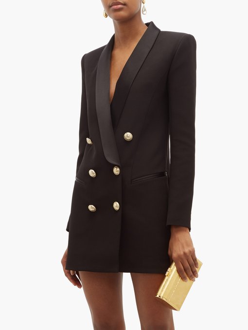 blazer dress double breasted