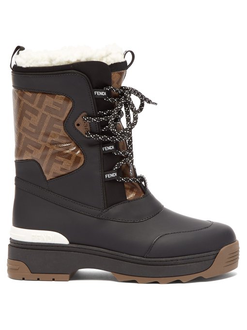 designer shearling boots