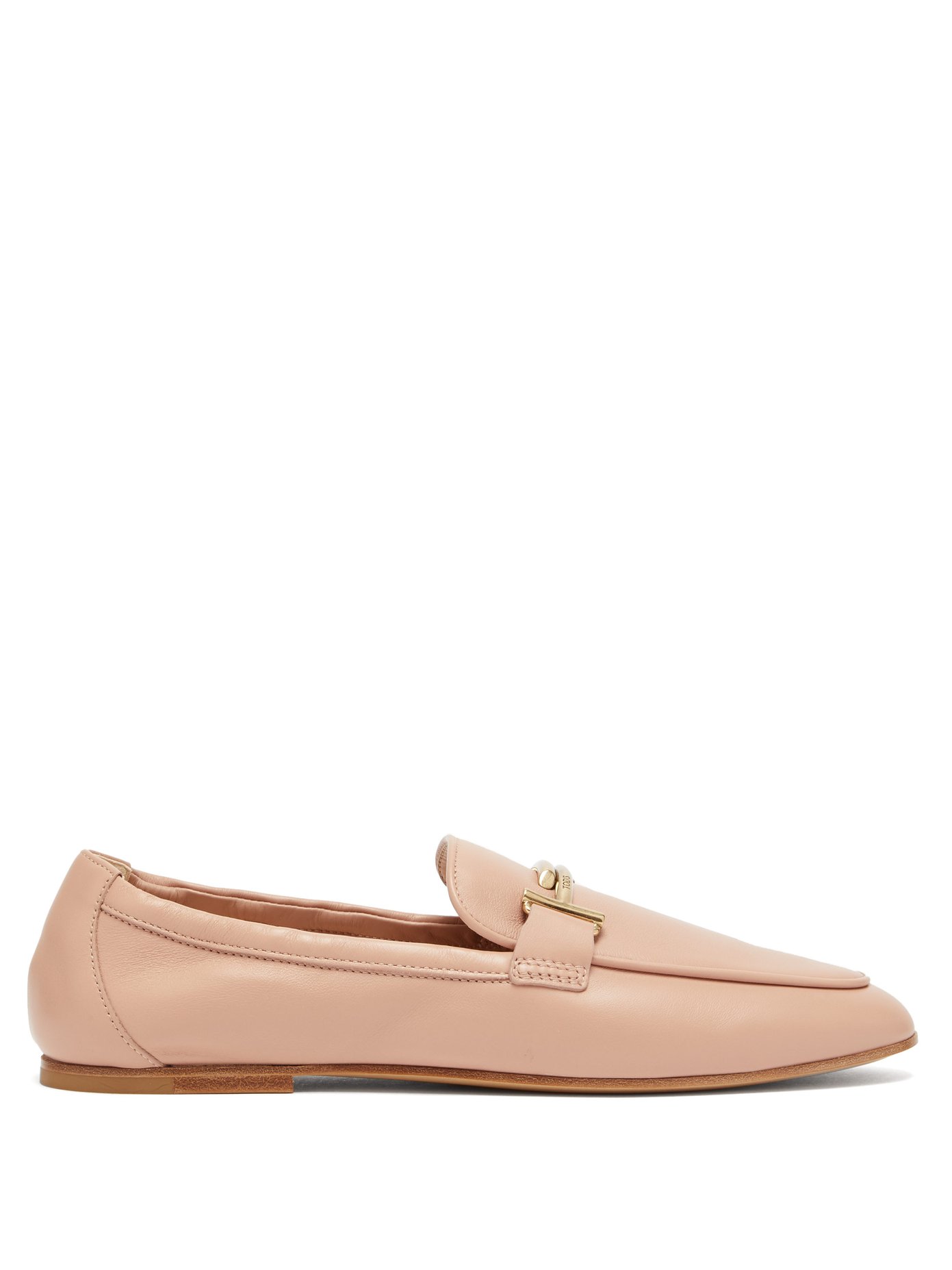 Double T-bar leather loafers | Tod's 