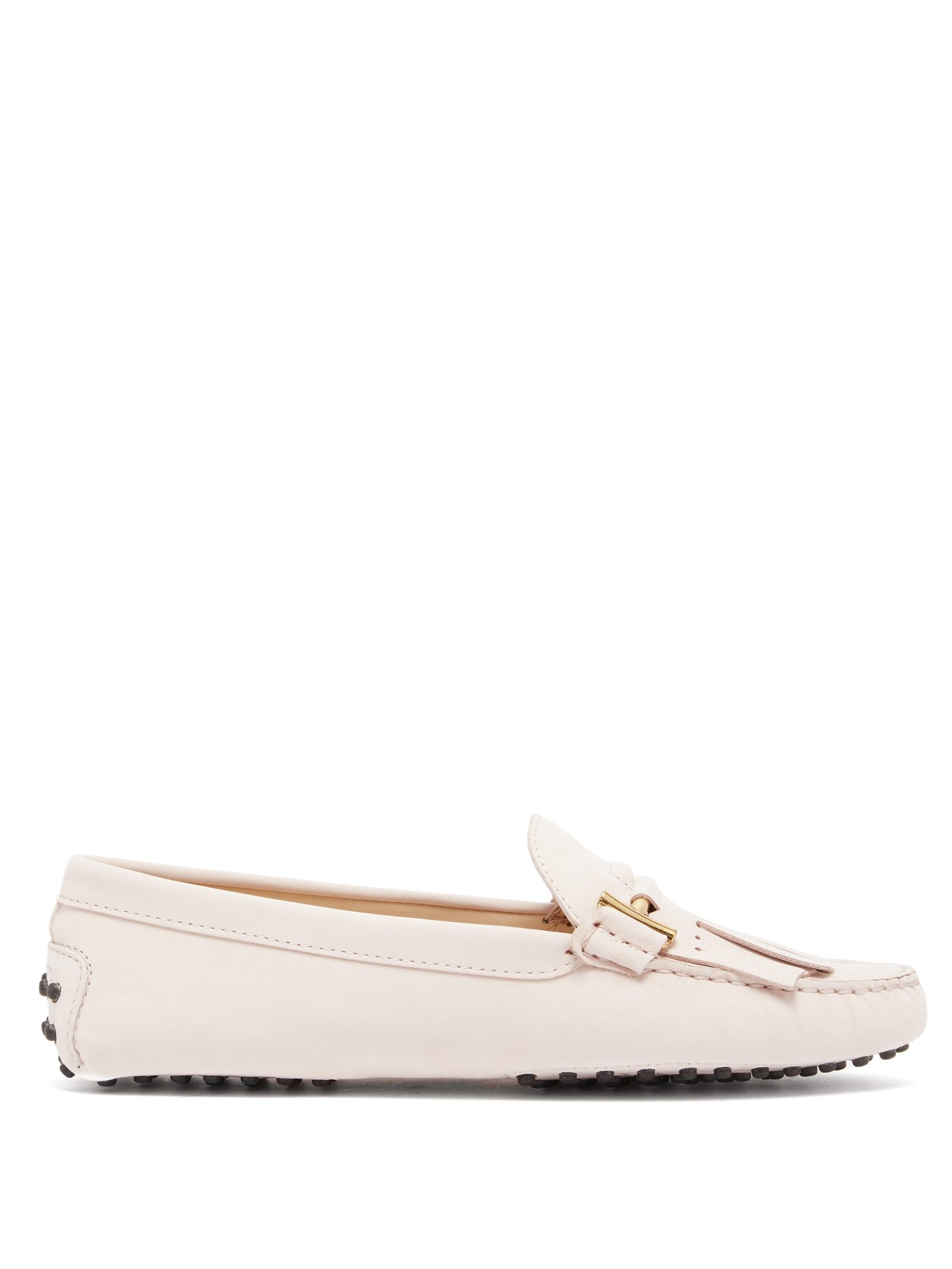 Gommino fringed nubuck loafers | Tod's 