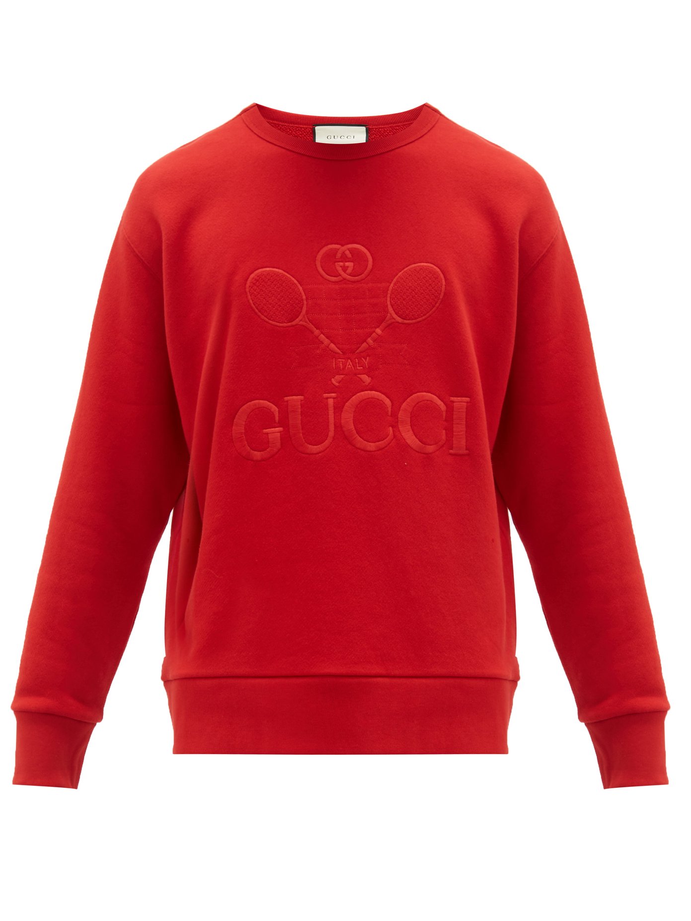 gucci hoodie red
