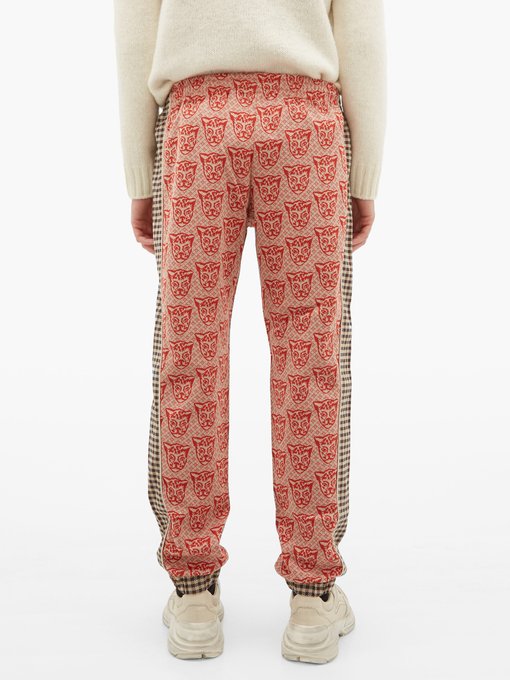 gucci red track pants