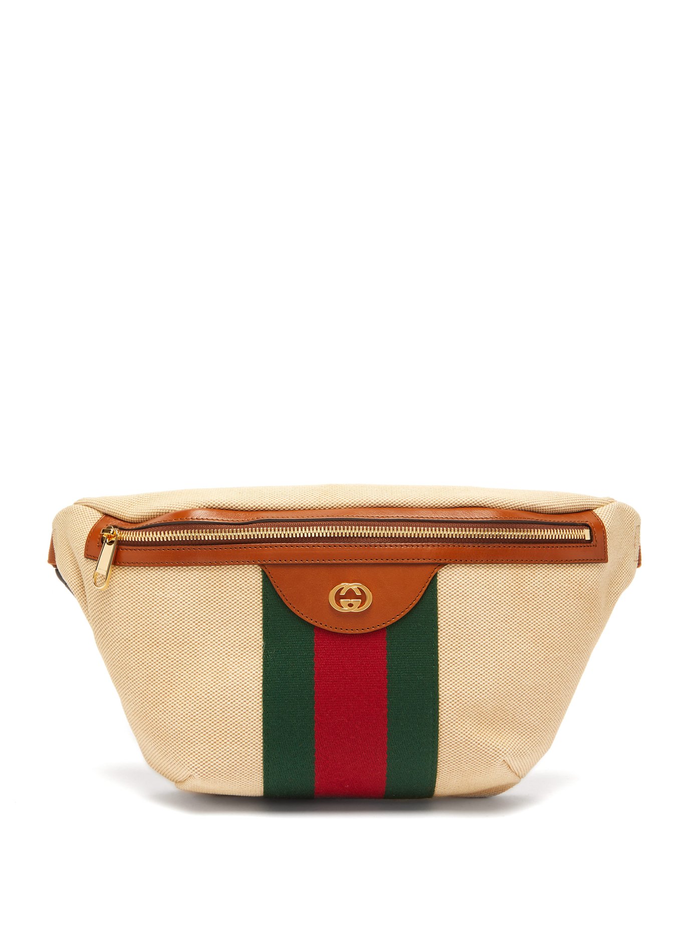 gucci canvas fanny pack