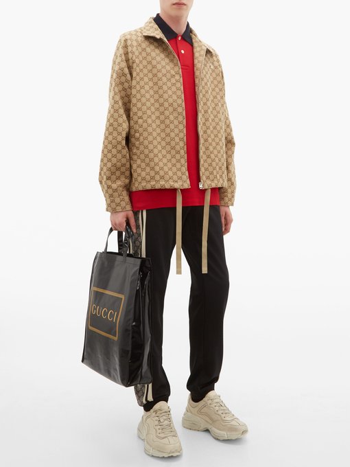 Logo-print coated-canvas tote bag | Gucci | MATCHESFASHION US