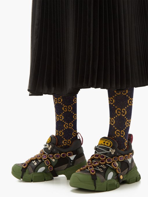 gucci slippers with socks