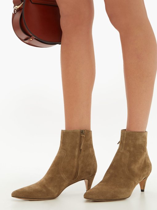 Derst point-toe suede ankle boots 