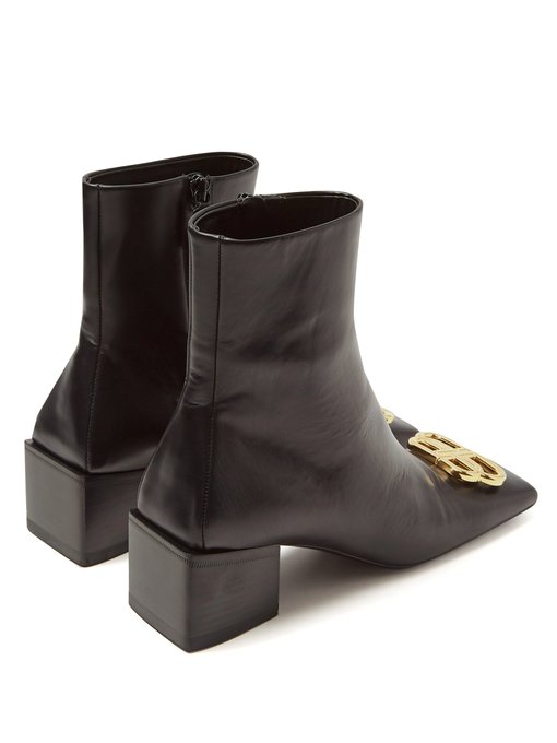 balenciaga double square bb boots