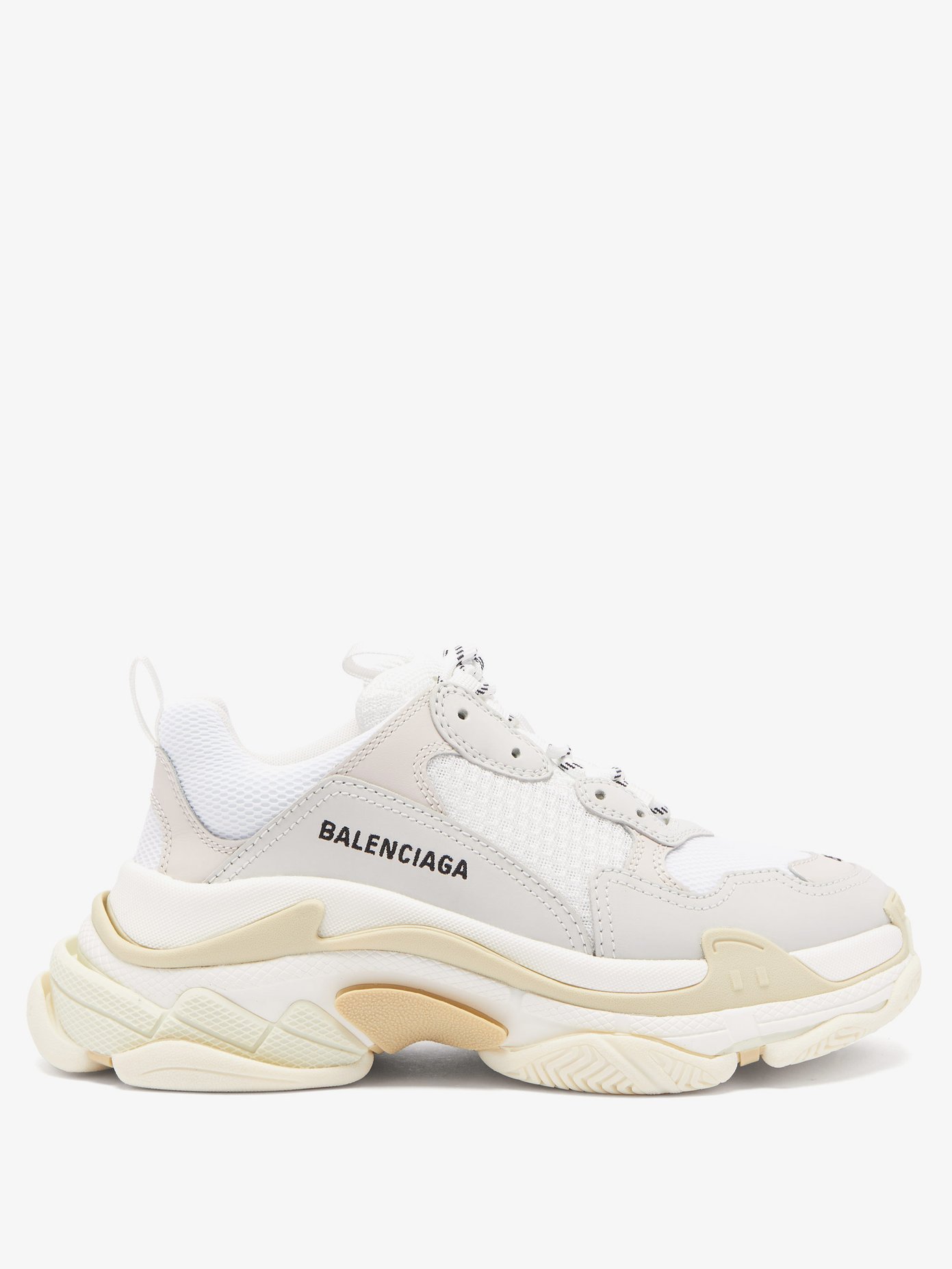 balenciaga beige trainers