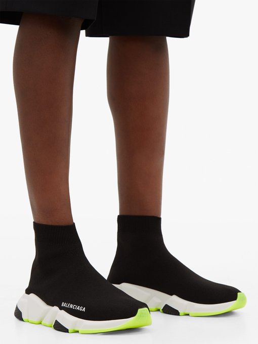 Speed high-top sock trainers 