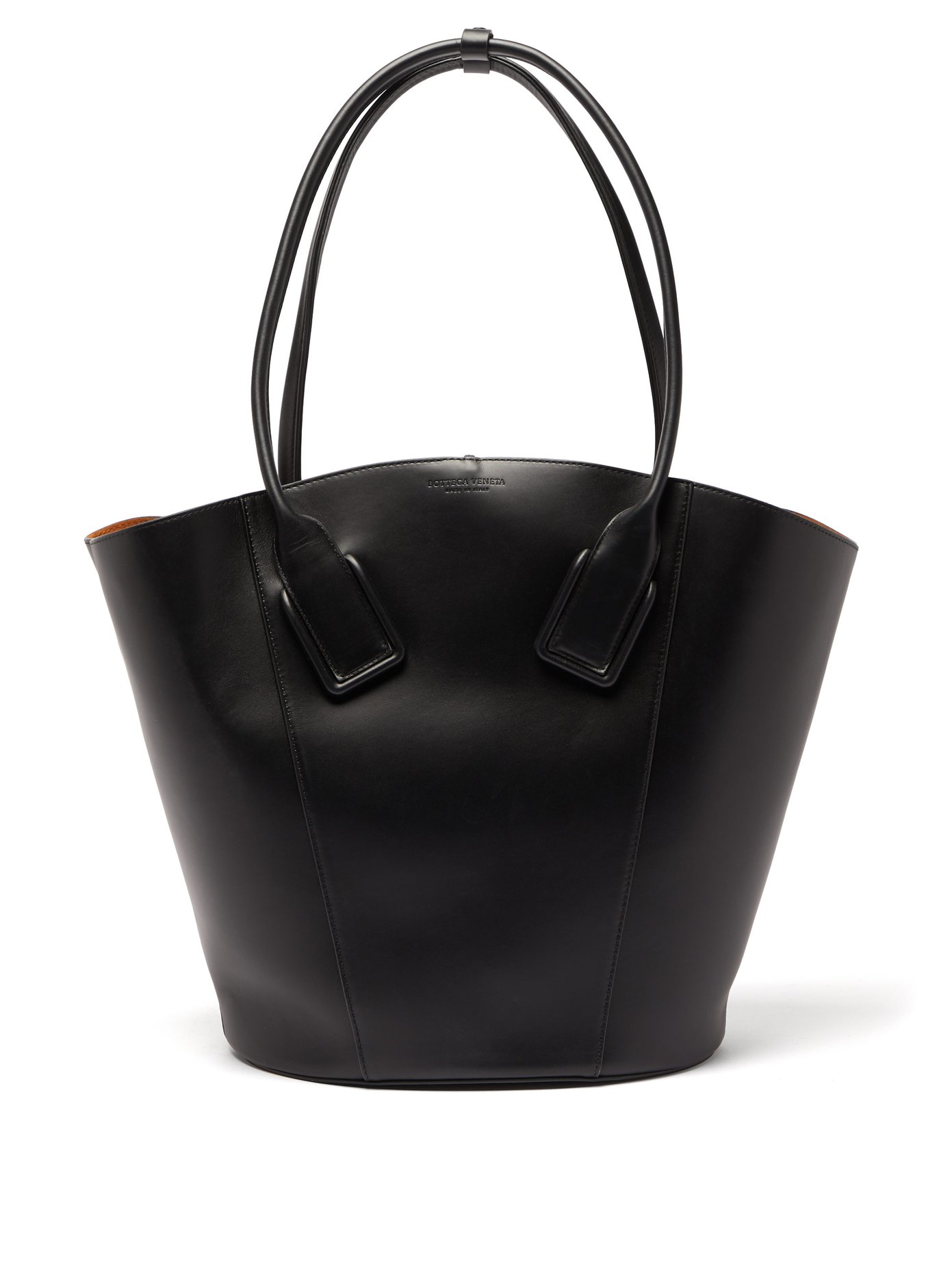 big leather tote bag