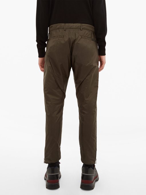 Side-zipped nylon track pants | Prada 