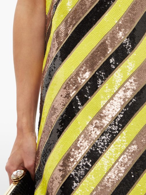 dvf sequin midi dress