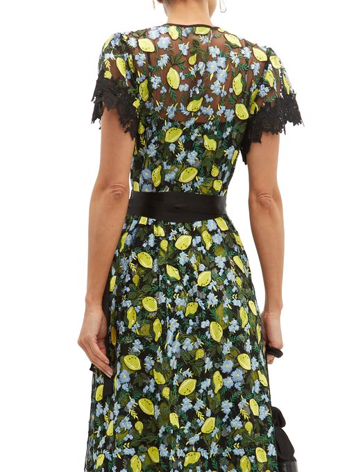 dvf lemon dress