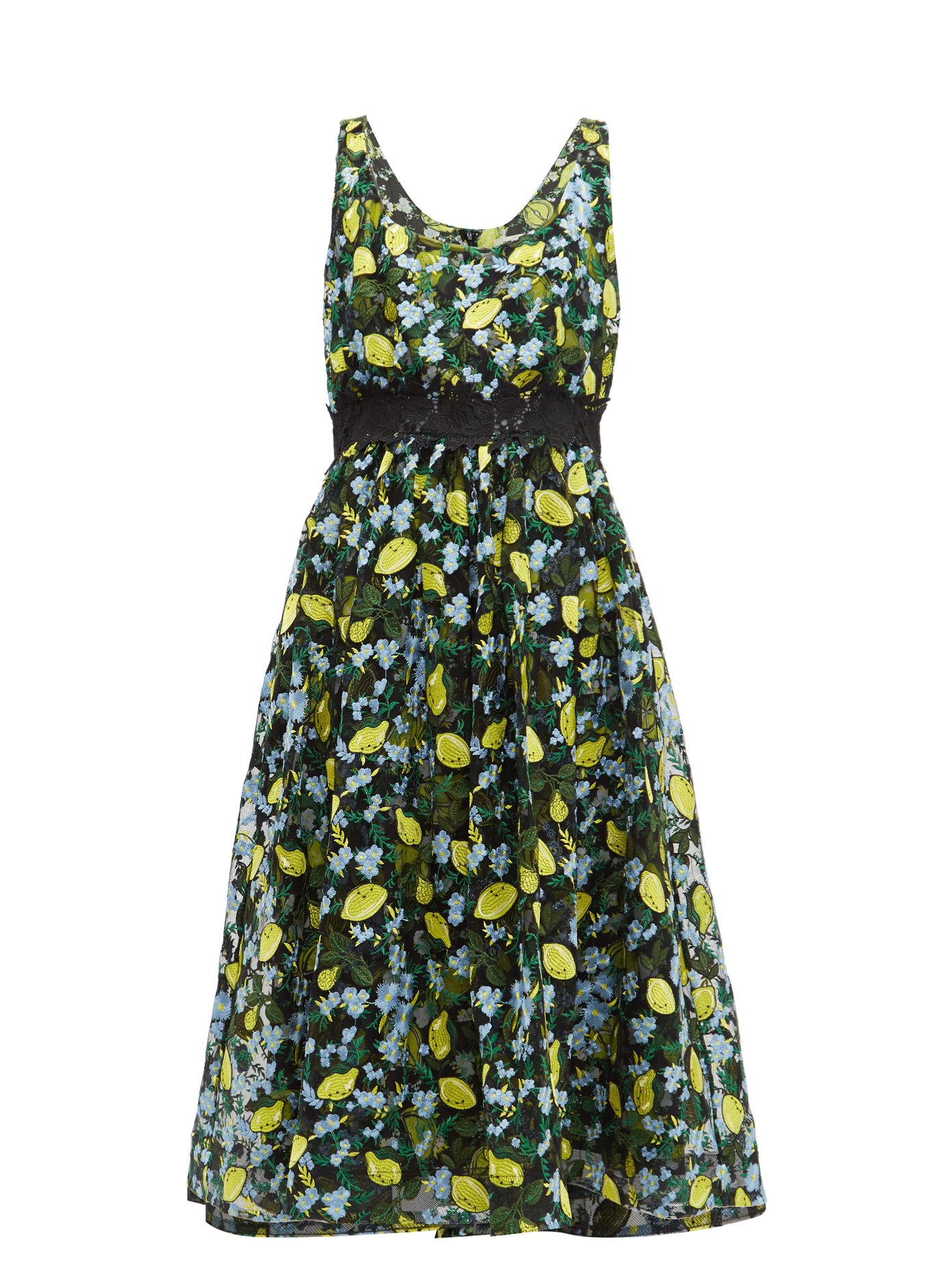 dvf lemon dress