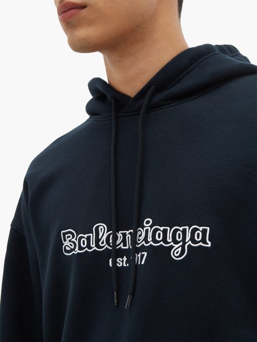 balenciaga embroidered hoodie