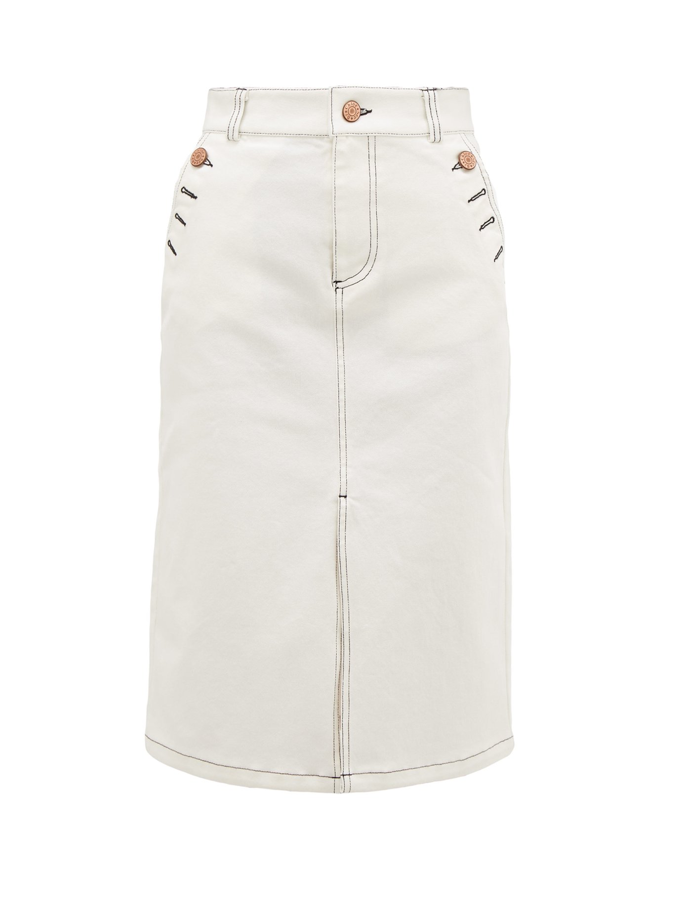 white denim mini skirt uk