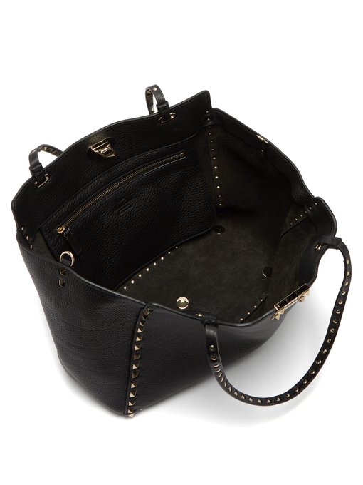 valentino studded tote bag