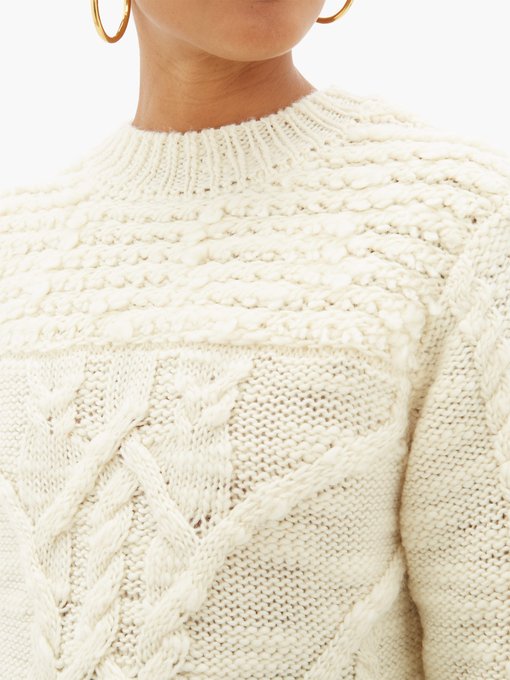 Ryder wool cable-knit sweater | Isabel Marant Étoile | MATCHESFASHION UK