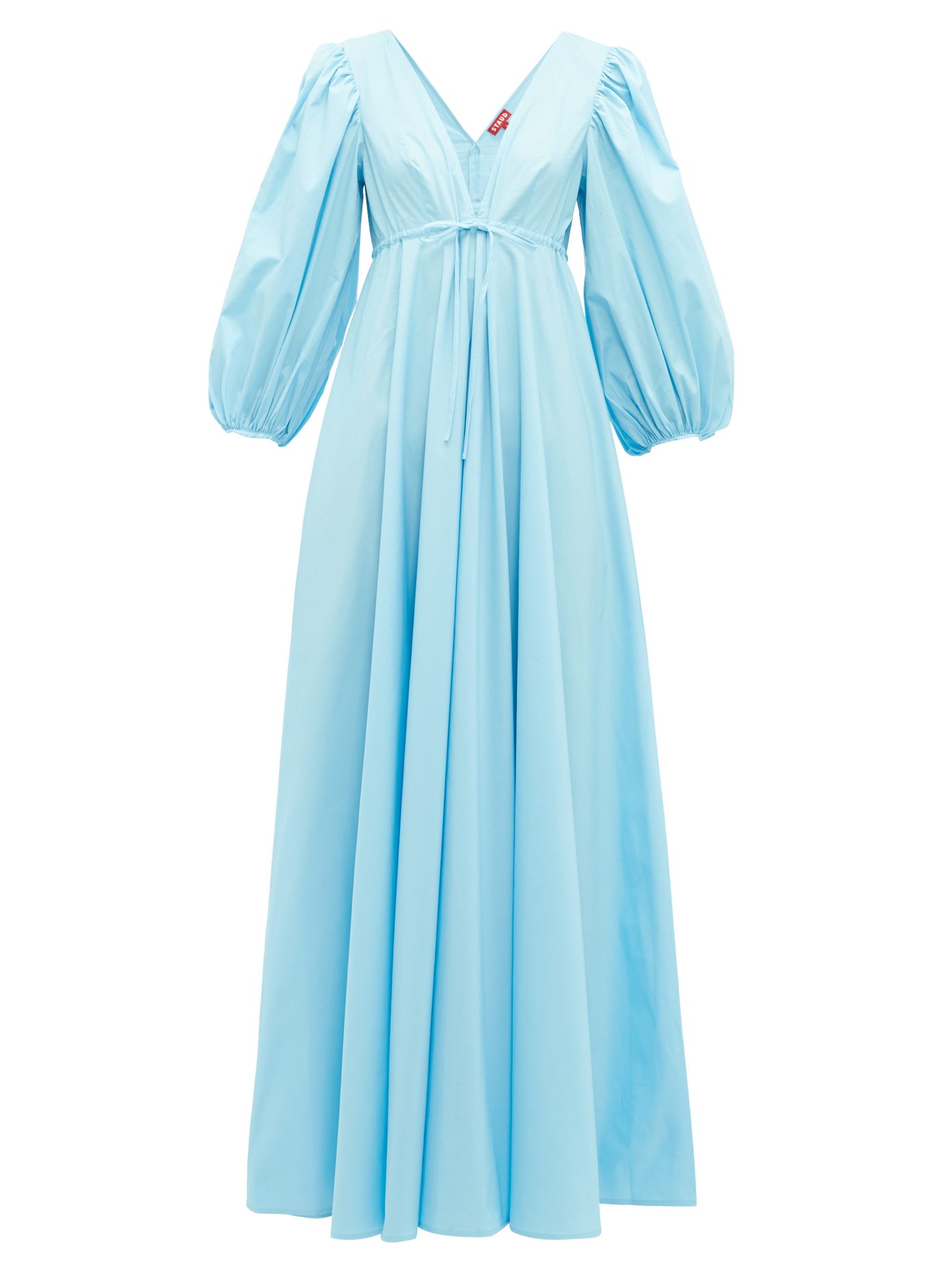 cotton maxi dress with sleeves uk